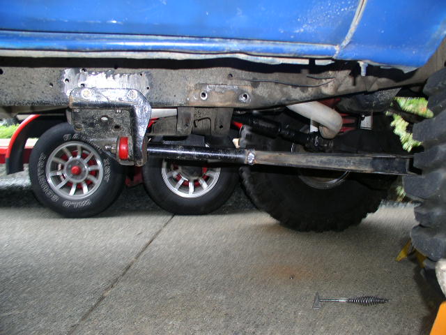 Welded, bracket installed