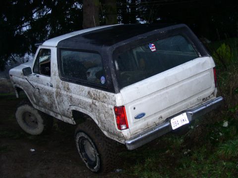 1978 Ford Bronco - Shot of the rear flex.