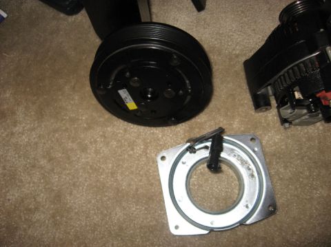 1978 Ford Bronco - New serpentine pulley/clutch, and coil.