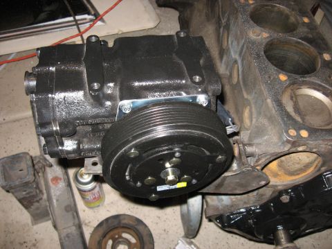 1978 Ford Bronco - Found a serpentine clutch/pulley for about $70 shipped. That simplified things a lot for me, instead of trying to tie in a v-belt onto a se…