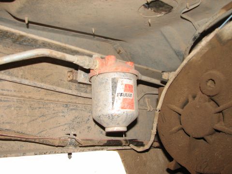 1982 Ford Bronco - Fuel filter mount