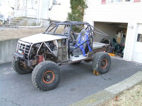 1995 Ford Bronco - Custom 1995 Ford Bronco build in progress, a full roll cage and off-road suspension.