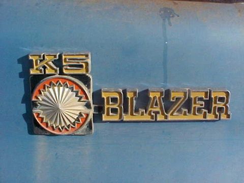 1975 Chevrolet Blazer - The emblem of life