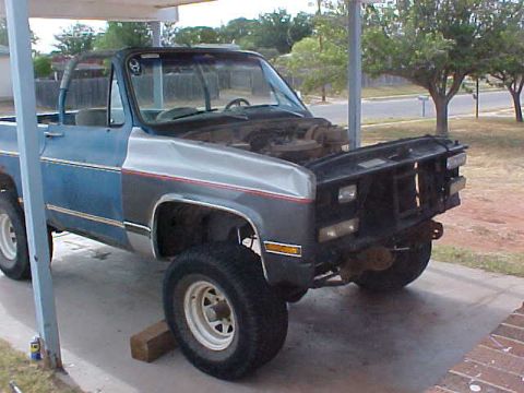1975 Chevrolet Blazer - install newer fenders/inners