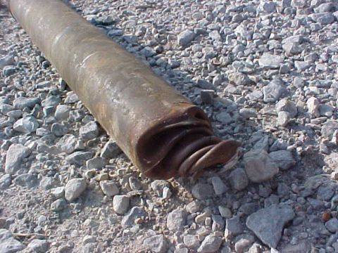 1975 Chevrolet Blazer - rear driveshaft after trying too hard