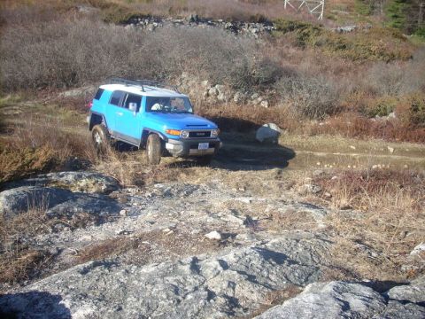 2007 Toyota Land Cruiser - Wheeling with some guys from exploringNH.com