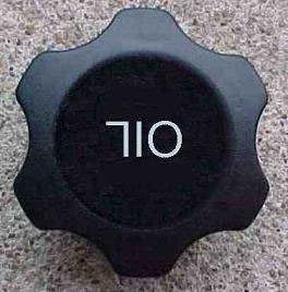 1968 Ford Mustang - This is a close-up of an oil cap.