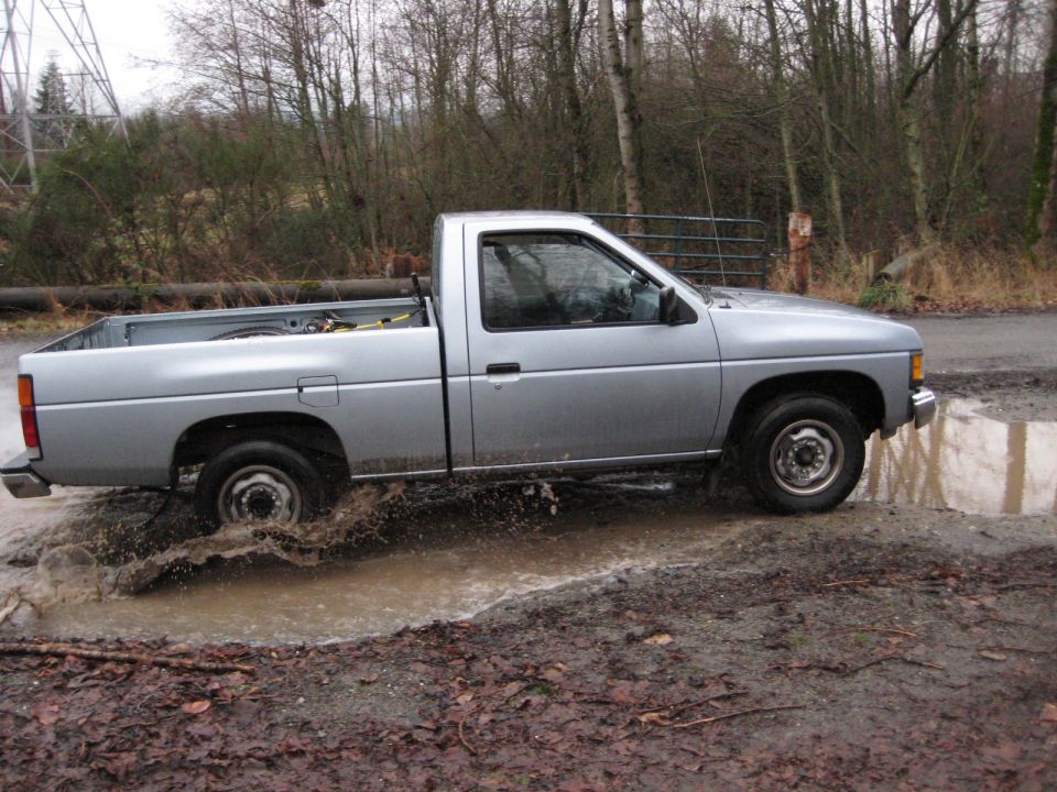 Zach playing in the mud.