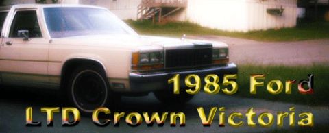 1985 Ford Crown Victoria LTD - Front view of a 1985 Ford LTD Crown Victoria.