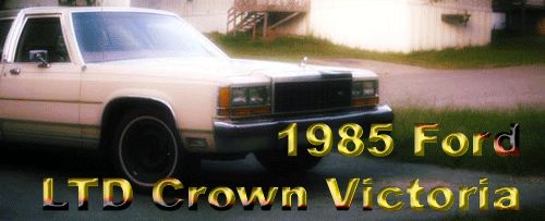 1985 Ford LTD Crown Victoria front view