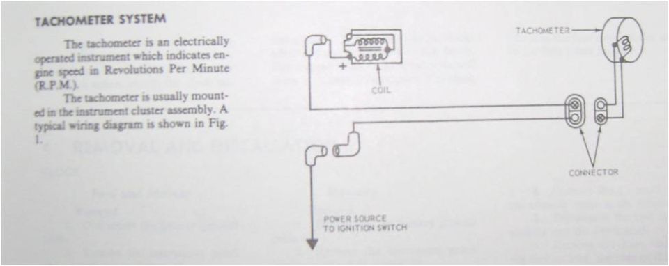 Tachometer Wiring