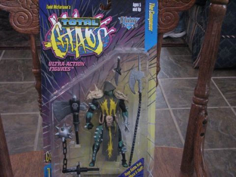 1991 Ford Bronco - Action figure packaged for sale, part of the Total Chaos line by Todd McFarlane.