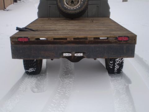 1979 Ford F-150 - rear lighting and bent bumper
