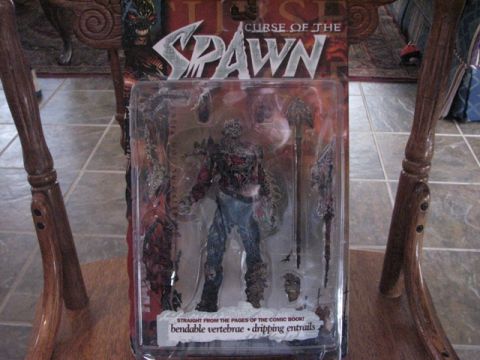 1991 Ford Bronco - Action figure packaged for sale, labeled "Curse of the Spawn".