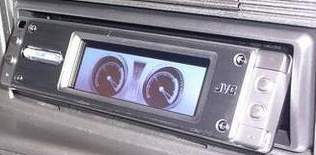2006 Ford E350 - Old JVC CD player from the Cougar.