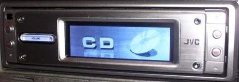 2006 Ford E350 - Shot of old JVC switching to CD mode.