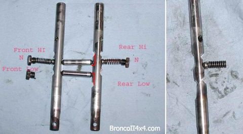 1975 Ford Bronco - T-shift Dana 20 Shifter Pill Modification This isn't my photo - I collected these pics off the net for reference, but I'm not sure I'll be…