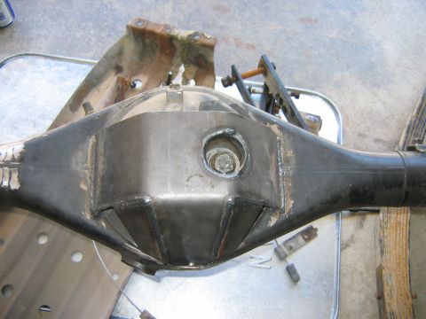 1985 Toyota 4Runner - A rear axle assembly is shown, likely undergoing modification or repair.