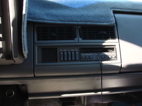 1983 Ford Bronco - this is the stock cass deck and eq. we had the Ipod adapter in the tape deck since the radio was not working.