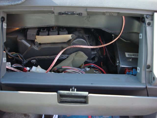 For the pass side i dropped it along the stock wire harness.