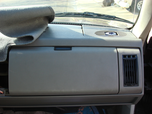 ok- now the wires were done time to re-install the glove box and door.