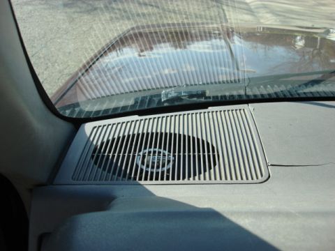 1983 Ford Bronco - here is the drivers side speaker as i started.