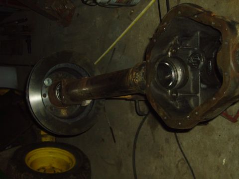 1991 Ford Bronco - This is a rear axle assembly, likely removed for repair or upgrade.