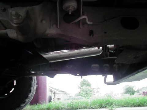 1980 Ford Bronco - 15"x3.5" tip right behind Converter.