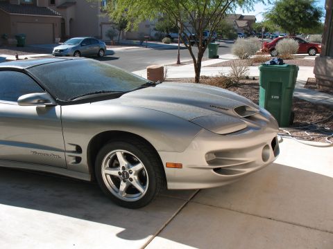 2001 Pontiac Trans Am - This silver 2001 Pontiac Trans Am features the distinctive WS6 hood and front fascia.