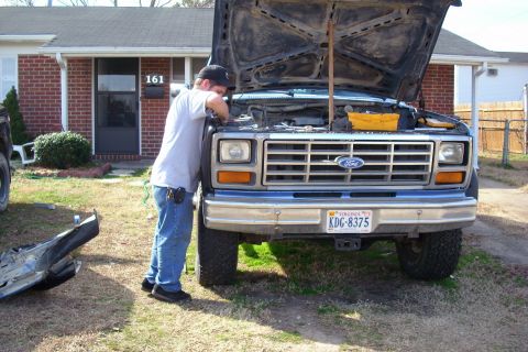 1989 Ford Mustang - Fender replacement001