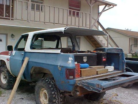 1975 Chevrolet Blazer - i tried to save the rear piece so i could maybe use it to customize the front part