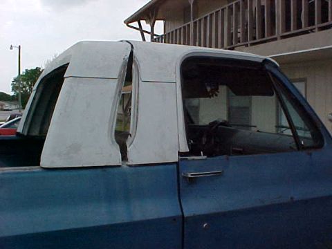 1975 Chevrolet Blazer - thought i could graft the rear to the front, but the rear was skinnier