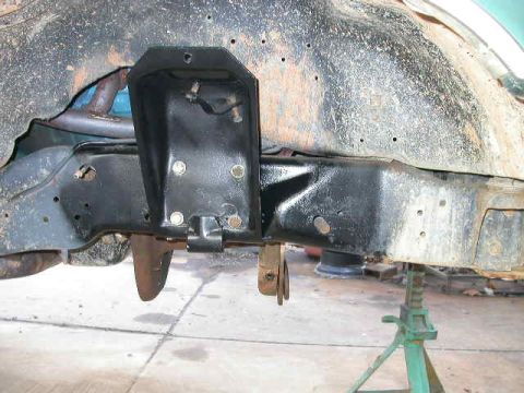 1990 Ford Bronco - Passenger side coil bucket mounted