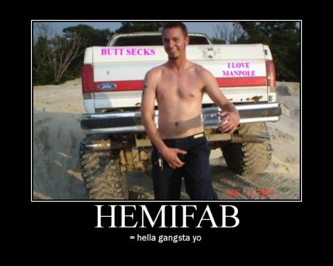 1993 Ford Bronco - A man poses in front of a lifted Ford truck with custom text on the tailgate.