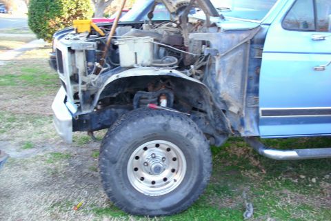 1989 Ford Mustang - Fender off