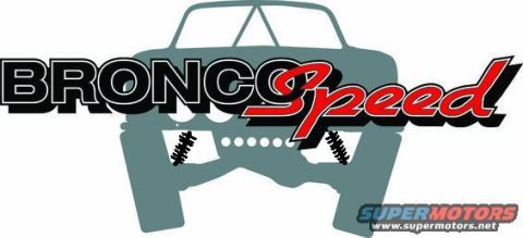 1984 Ford Bronco - This graphic features the words "Bronco Speed" overlaid on a silhouette of a Bronco's front end, with "SUPERMOTORS" and "www.supermotors.ne…