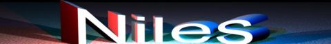 1996 Ford Taurus - The Niles logo features bold white lettering with red and blue accents against a dark background.
