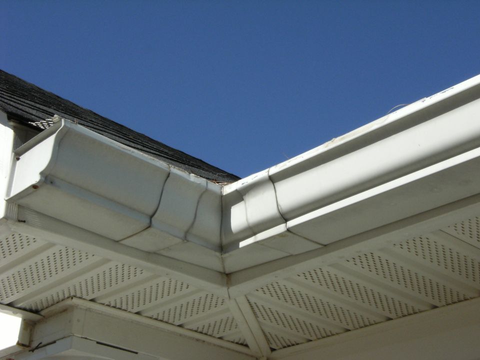 Corner Gutters After
