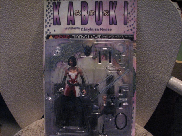 Kabuki action figure in packaging