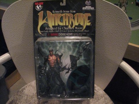 1991 Ford Bronco - Action figure packaging for Witchblade, Kenneth Irons sculpted by Clayburn Moore.