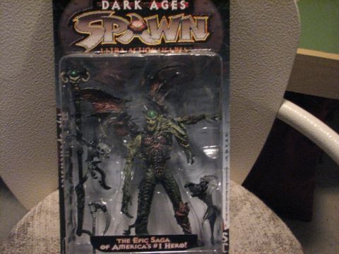 1991 Ford Bronco - Spawn action figure from Dark Ages series, packaged for sale.