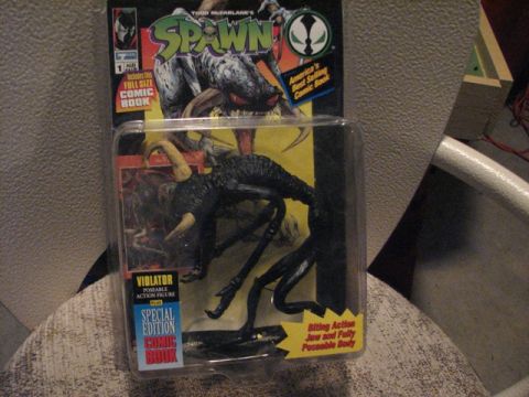 1991 Ford Bronco - Spawn comic book and action figure set, the Violator character and a special edition comic.