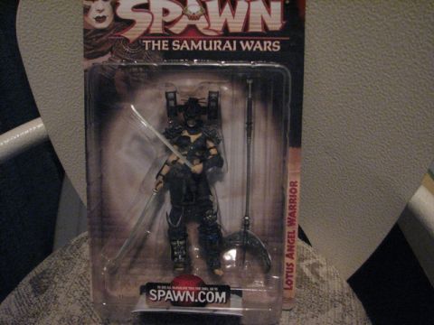 1991 Ford Bronco - Action figure packaging for Spawn The Samurai Wars, the Lotus Angel Warrior.