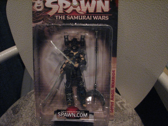Spawn The Samurai Wars action figure in packaging