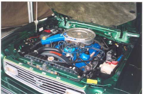 1975 Ford Mustang - The engine in my 77 Mustang II