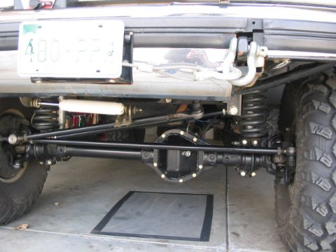 1995 Ford Bronco - front ruffstuff cover installed.