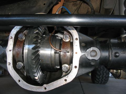 1995 Ford Bronco - Differential housing and gears shown in detail.