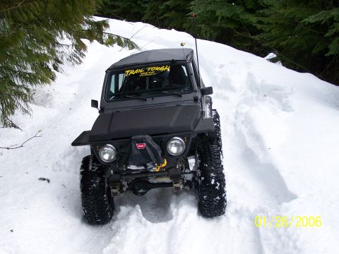 1988 Suzuki Samurai - FRNT of the sami from the bed of Bryan Toy