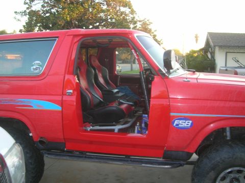 1985 Ford Bronco - with half door.