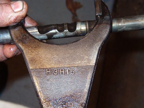 1975 Ford Bronco - This is the rear shift fork & rail.